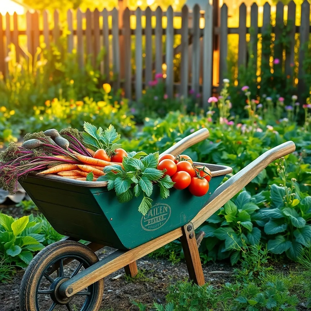 Sturdy Wheelbarrow for Easy Transport