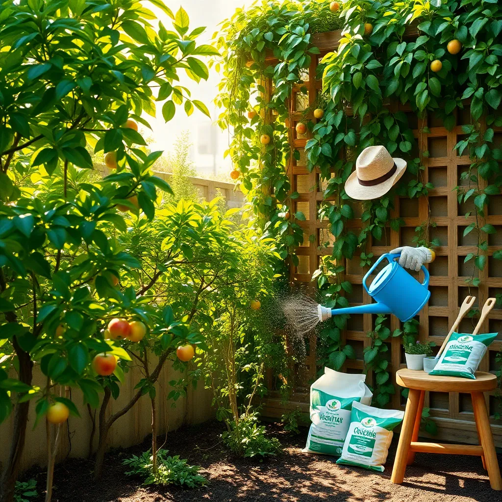 Fertilize and Water Consistently