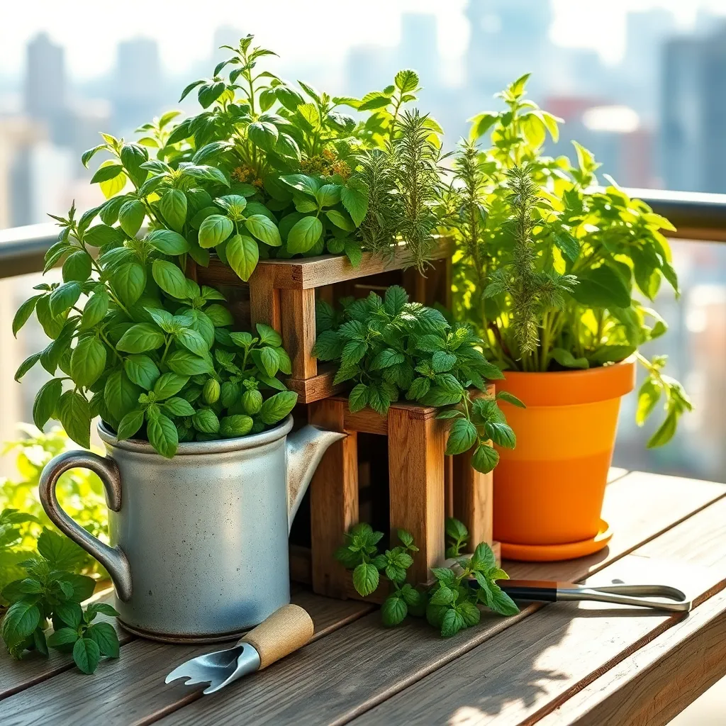 Reuse Containers for Herb Pots