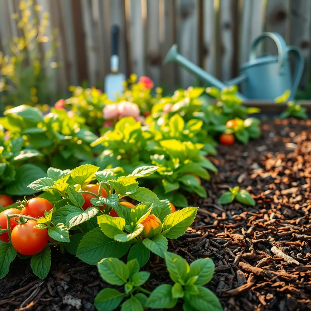 Add Mulch to Retain Moisture