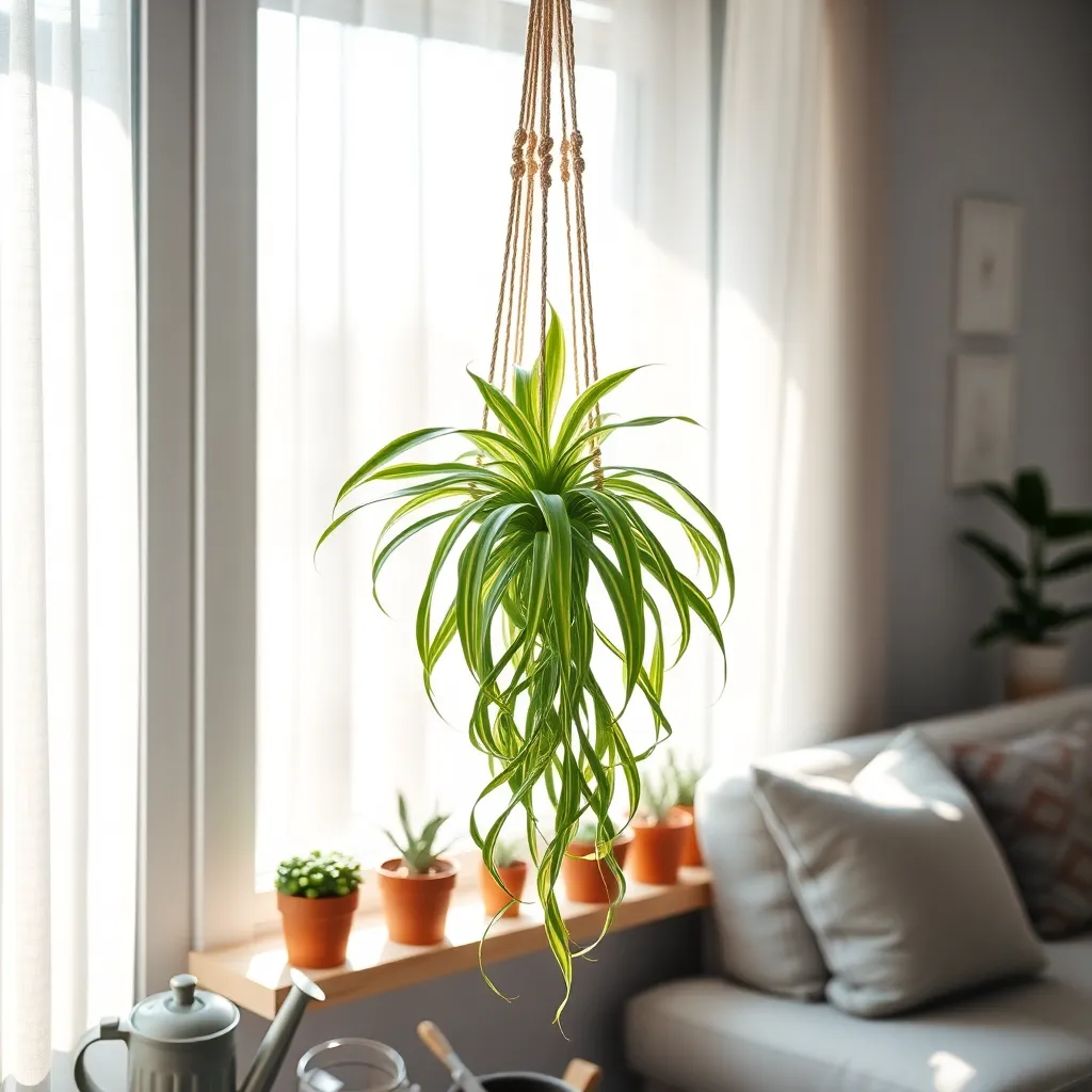 Spider Plant (Chlorophytum comosum)