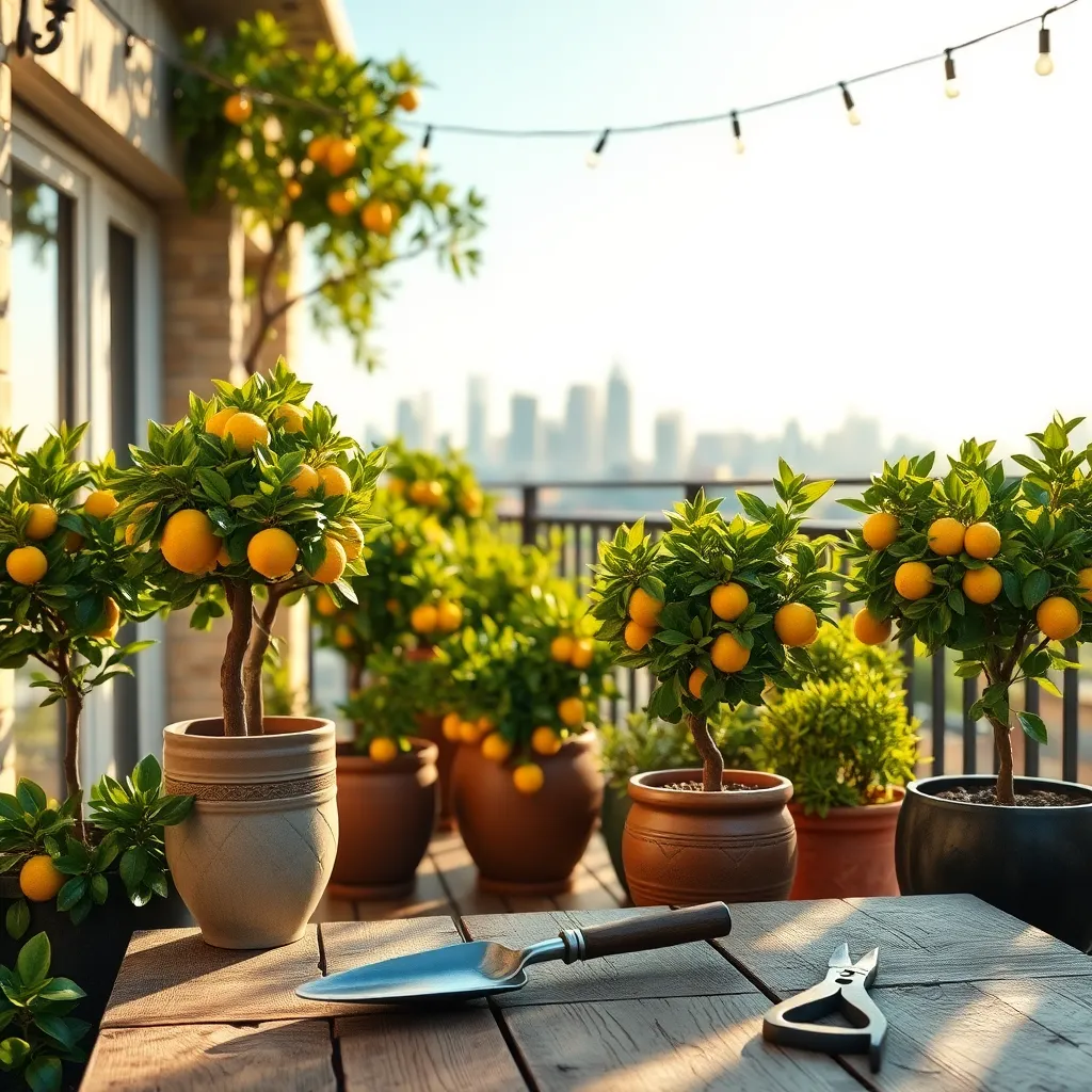 Dwarf Citrus Trees (Fruitful Balcony Beauties)