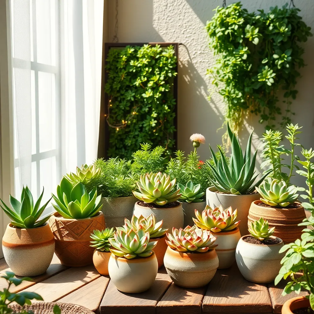 Arranging Succulents for Aesthetic Appeal