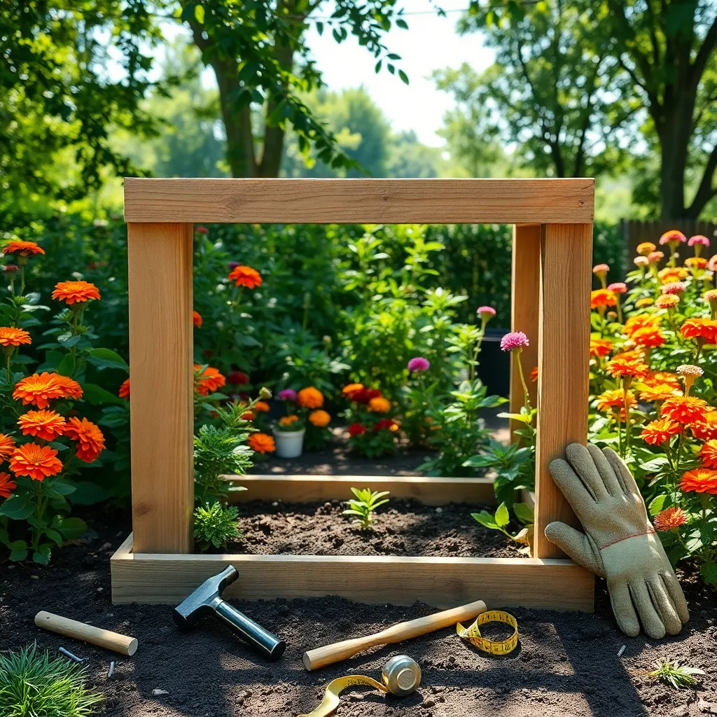 Assemble the Garden Frame