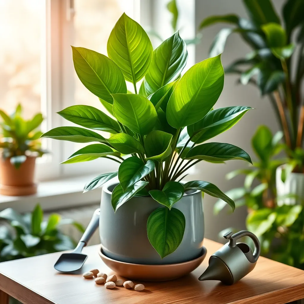 Rubber Plant (Ficus elastica)