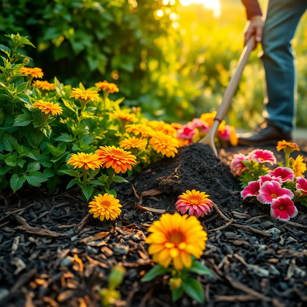 Use Mulch to Retain Moisture