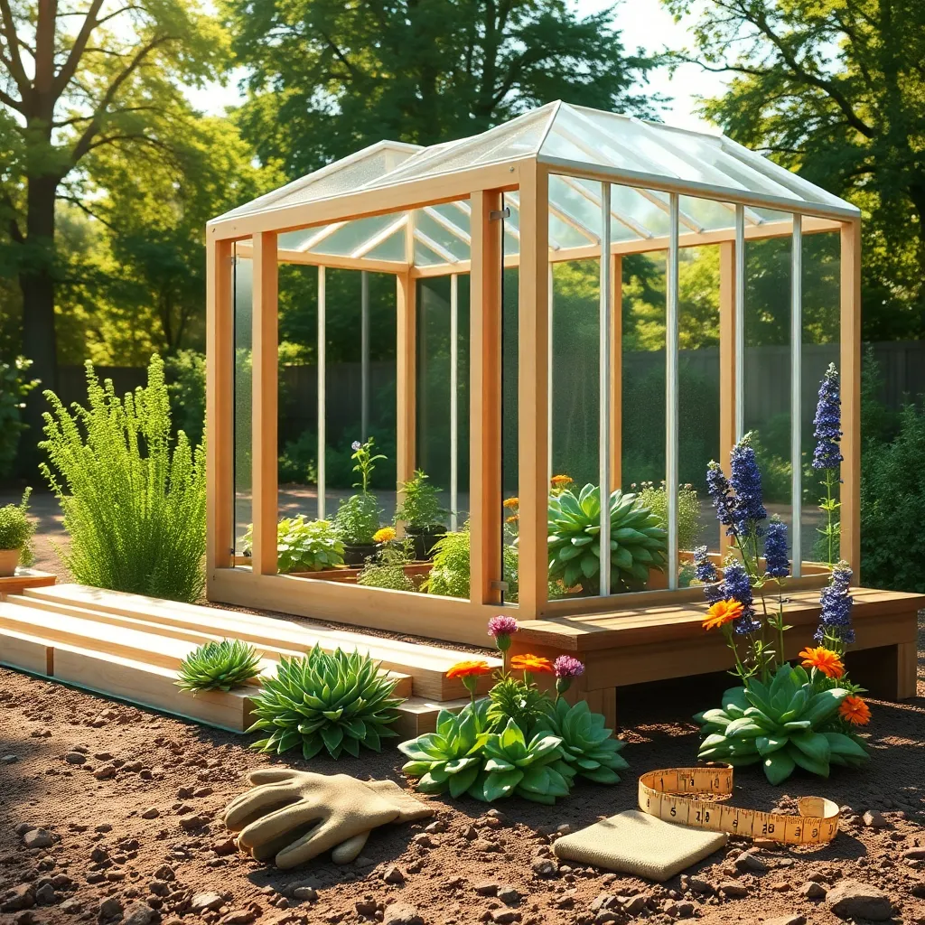 Construct the Greenhouse Frame
