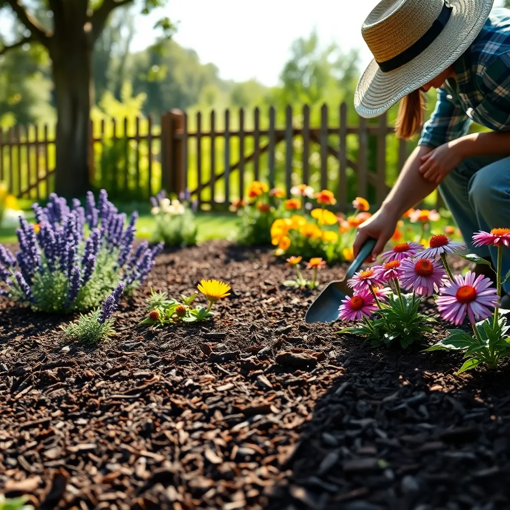 Apply Mulch for Weed Control