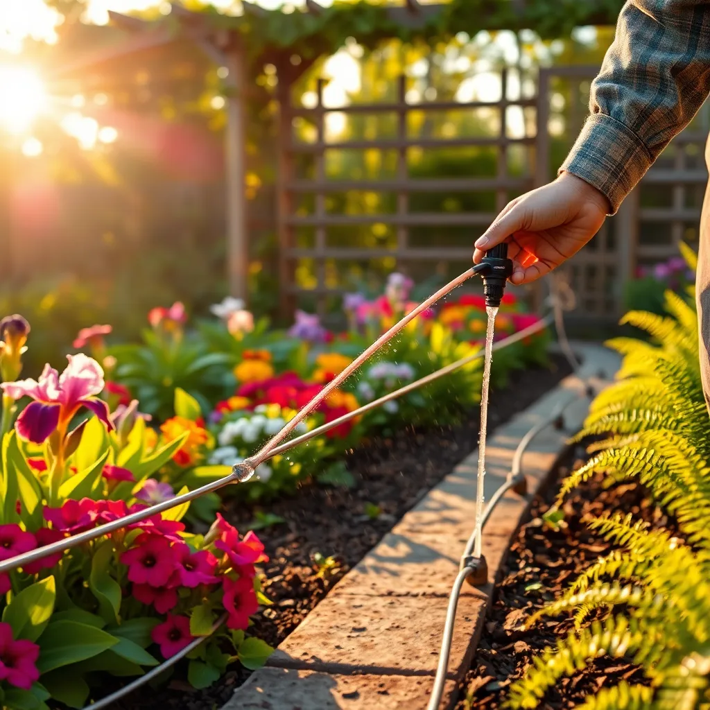 Install Efficient Watering Systems
