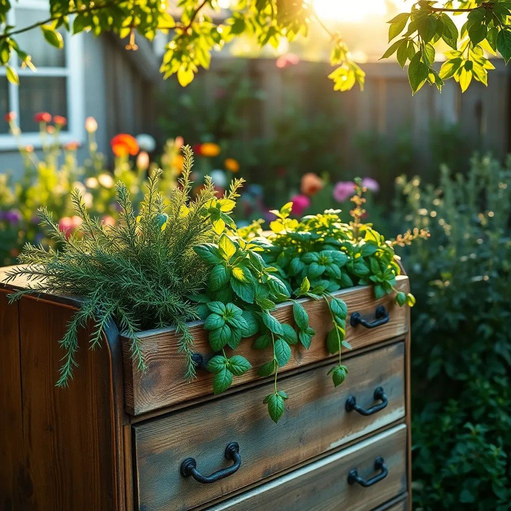 Repurpose Old Furniture for Planters