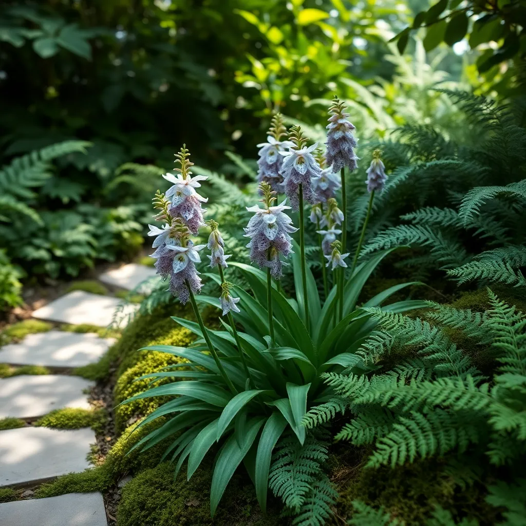 Toad Lily 'Sinonome' (Tricyrtis hirta)